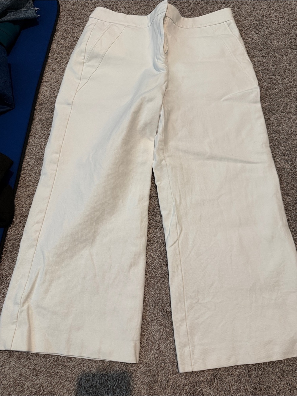 Ann Taylor Wide-Leg White Women's Pants